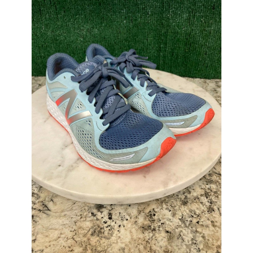 New Balance Women's WZANTBO2 Low Top Lace Up Running Sneaker In Blue Size 6.5